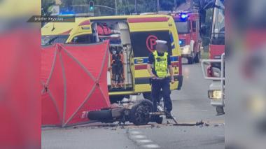 Wypadek w Redzie – jedna osoba trafiła do szpitala