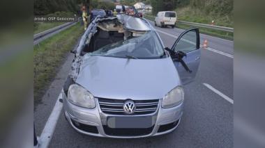 Wypadek w Gościcinie – jedna osoba w szpitalu